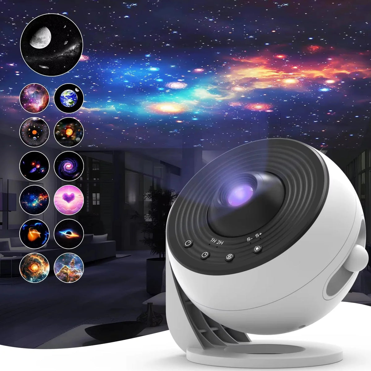 AuraGlow Novaa - Projektor Gwiazd 13 w 1
